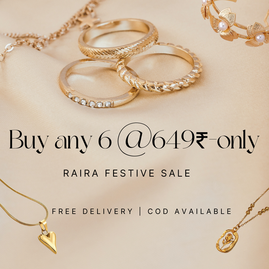 Festive Sale:  Buy any 6 AT ₹649 💖🥰