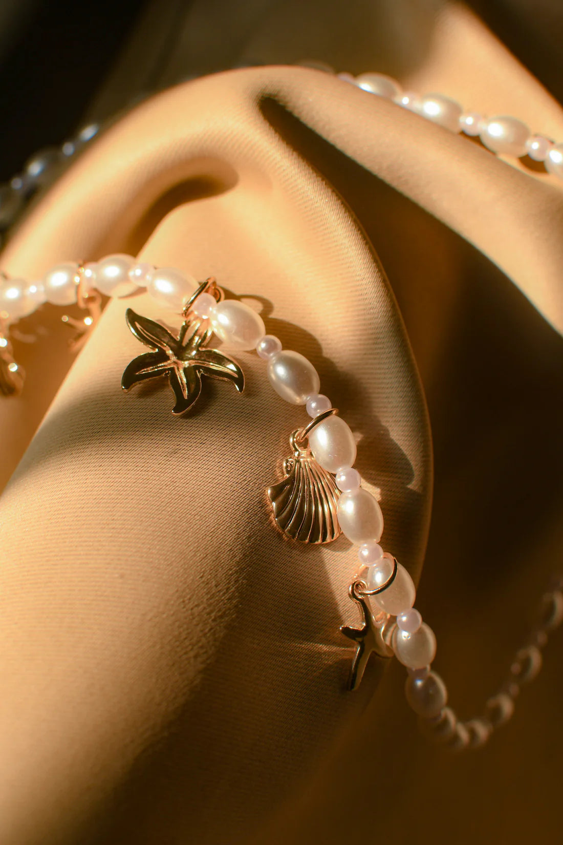 RAIRA Beach-Inspired Gold Pearl Choker – Single Layer Neclace Gift For Women & Girl's