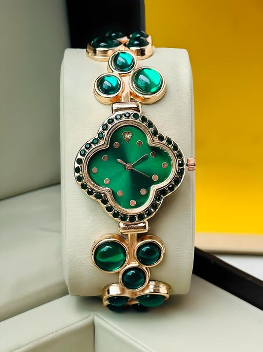 RAIRA Royale Green Heart Luxury Watch Bracelet ❤️ Watches For Women & Girl's