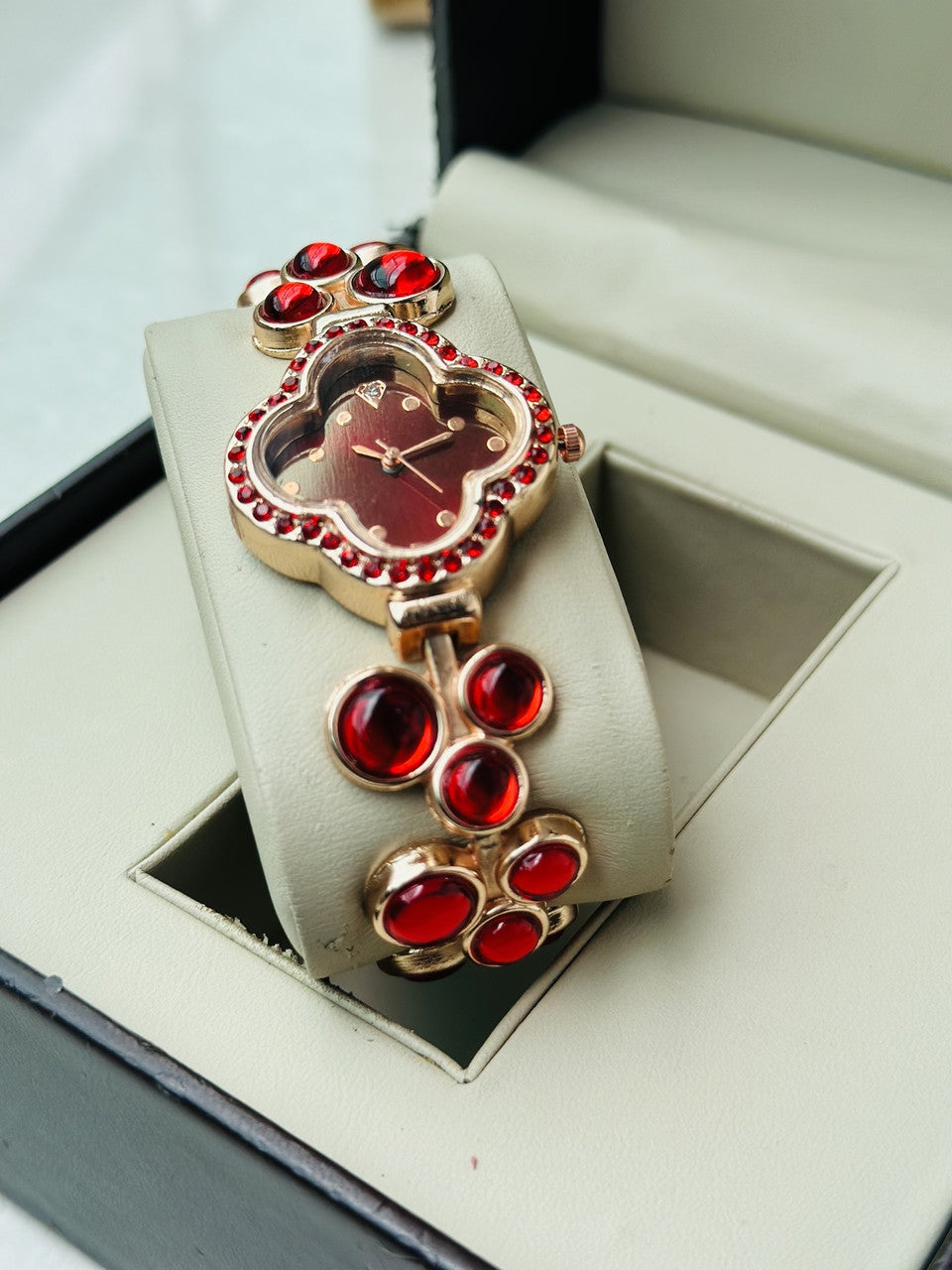 ❤️ RAIRA Royale Ruby Heart Luxury Watch Bracelet ❤️ Watches For Women & Girl's