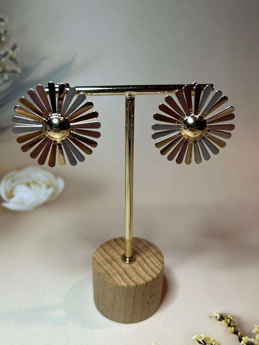 RAIRA Trending metal hollow flower female catwalk style, Earring for Women & Girl's