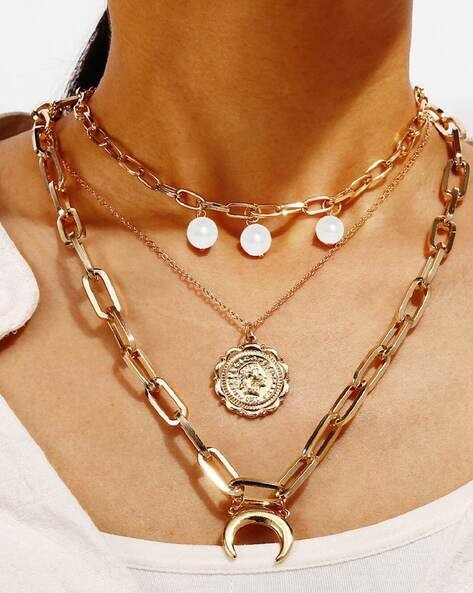 RAIRA Layered Choker Necklace For Women & Girl's