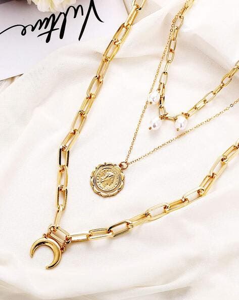 RAIRA Layered Choker Necklace For Women & Girl's