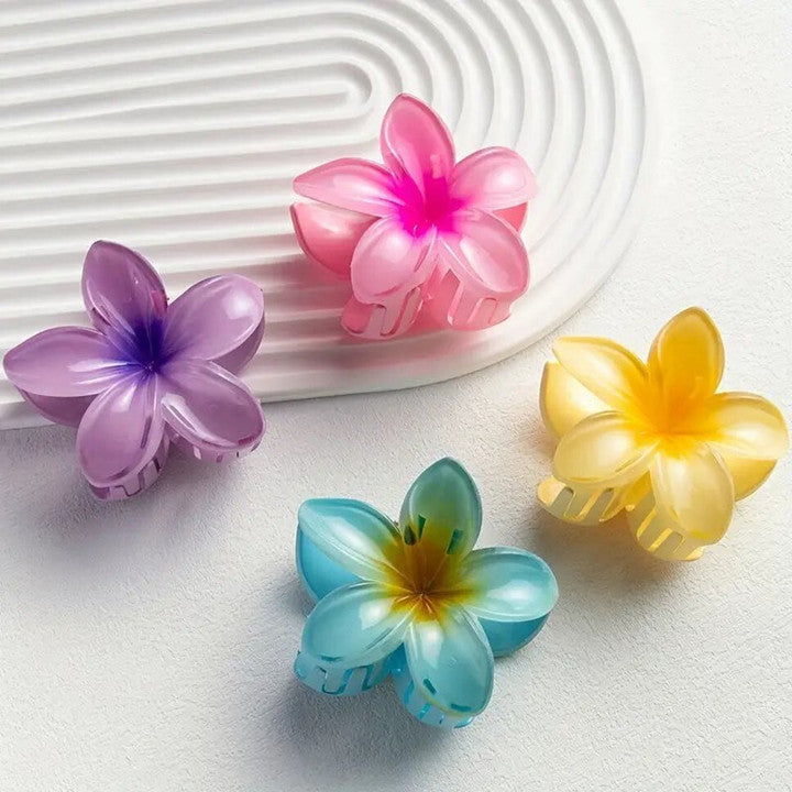 Raira Floral Hair Clips, Colorful Flower Design, Versatile Hair Accessory For Women & Girls
