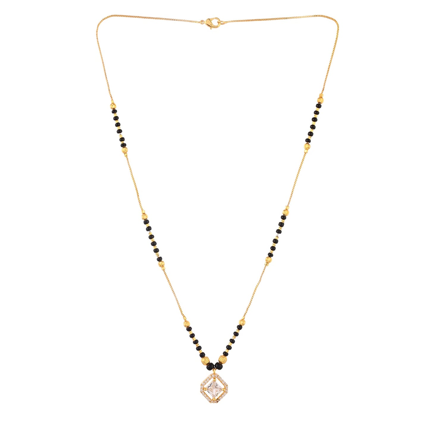 RAIRA Sparkling Elegance Gold Plated Mangalsutra