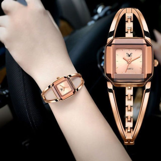 RAIRA Luxury Watches Women Square Watch Stainless Steel Fashion Lady Bracelet Watch for Woman