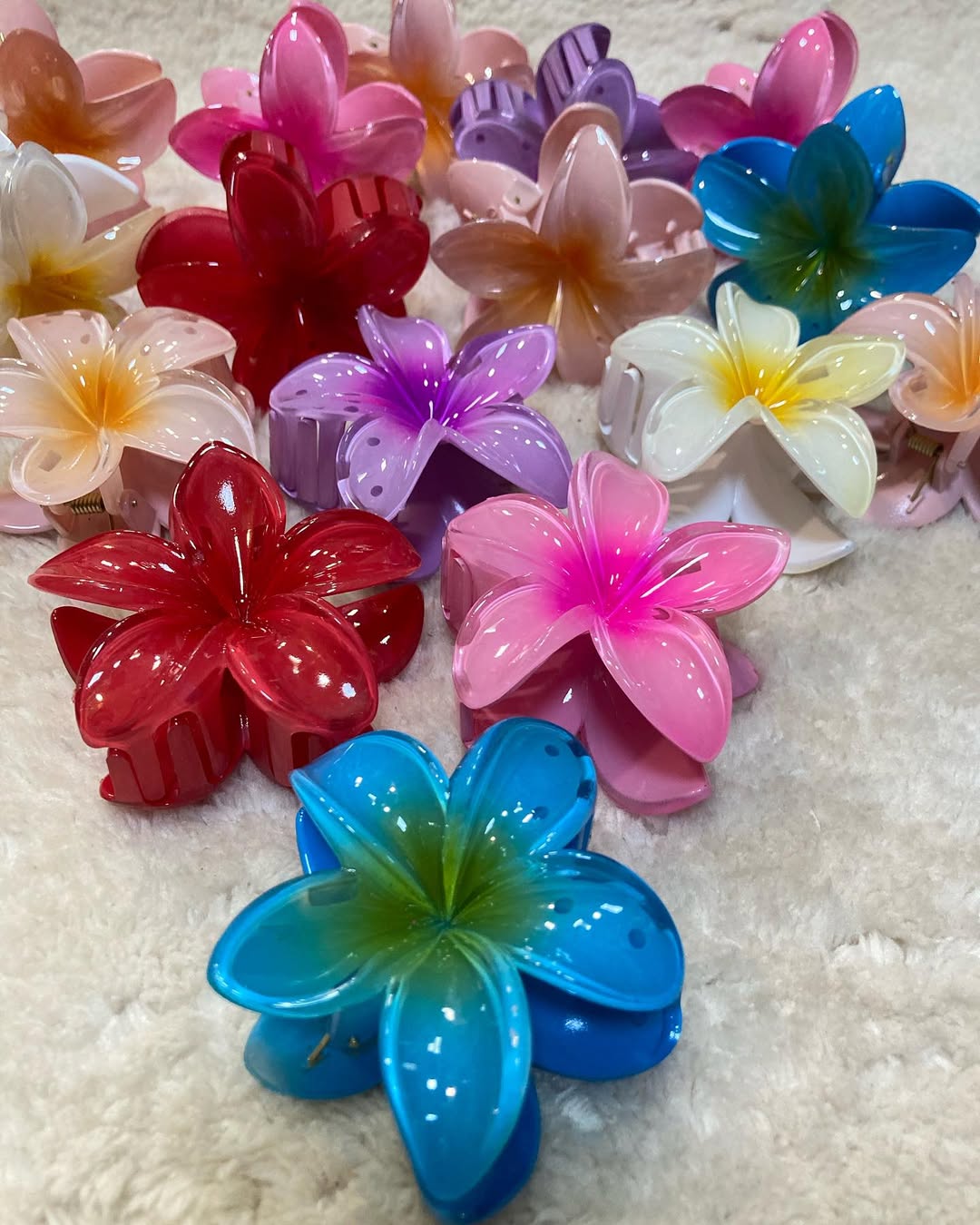 Raira Floral Hair Clips, Colorful Flower Design, Versatile Hair Accessory For Women & Girls