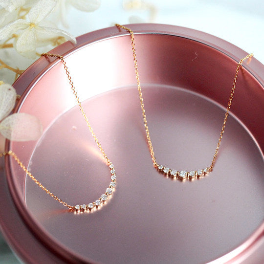 RAIRA Gold Plated Fancy Classic Elegant Pendant & Chain/ Dainty Curve For Women & Girl's