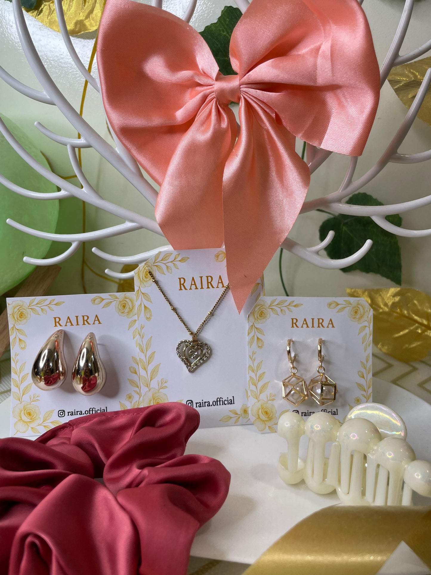 RAIRA Rose Gold Charm Gift Set For women & Girl Friend
