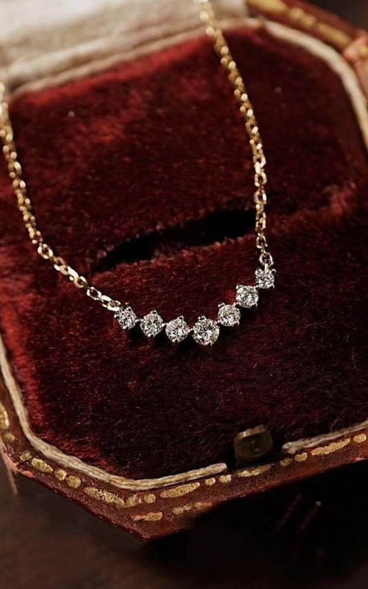 RAIRA  Gold Plated Fancy Classic Elegant Pendant & Chain/ Dainty Curve For Women & Girl's