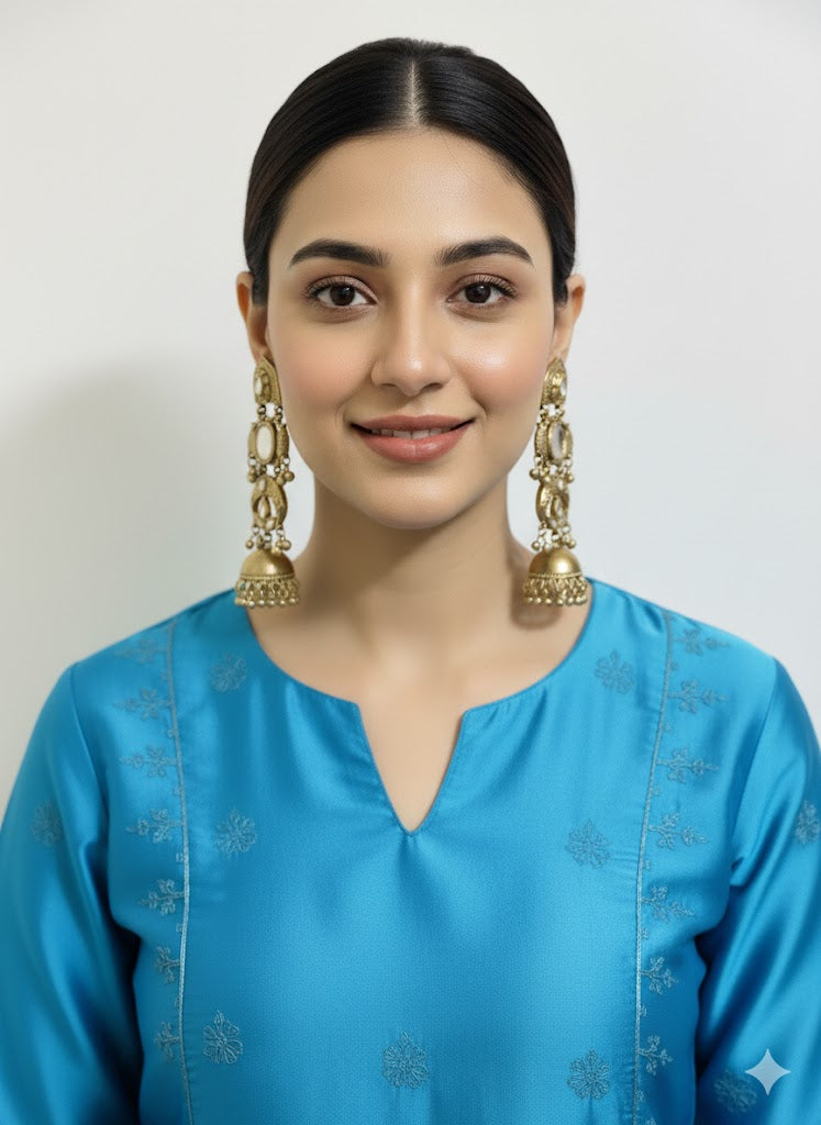 Kashmiri Jhumka Earrings for Women
