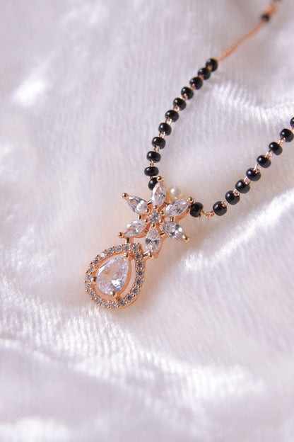 💎 RAIRA Eternal Teardrop Diamond Mangalsutra 💎