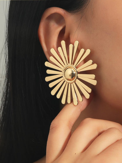 RAIRA Trending metal hollow flower female catwalk style, Earring for Women & Girl's