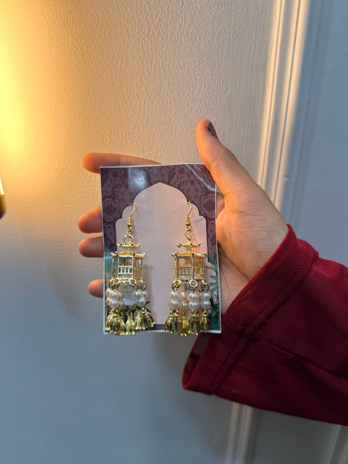 Glowing Diwali Light-Up Earrings