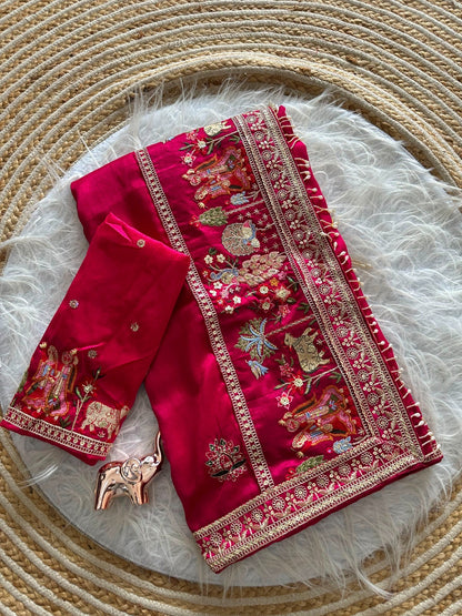 Karwa Chauth Special  Designer Saree
