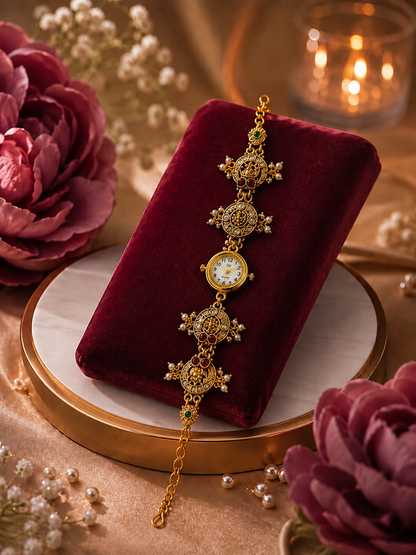 Kashmiri  Bracelet Watch Gift