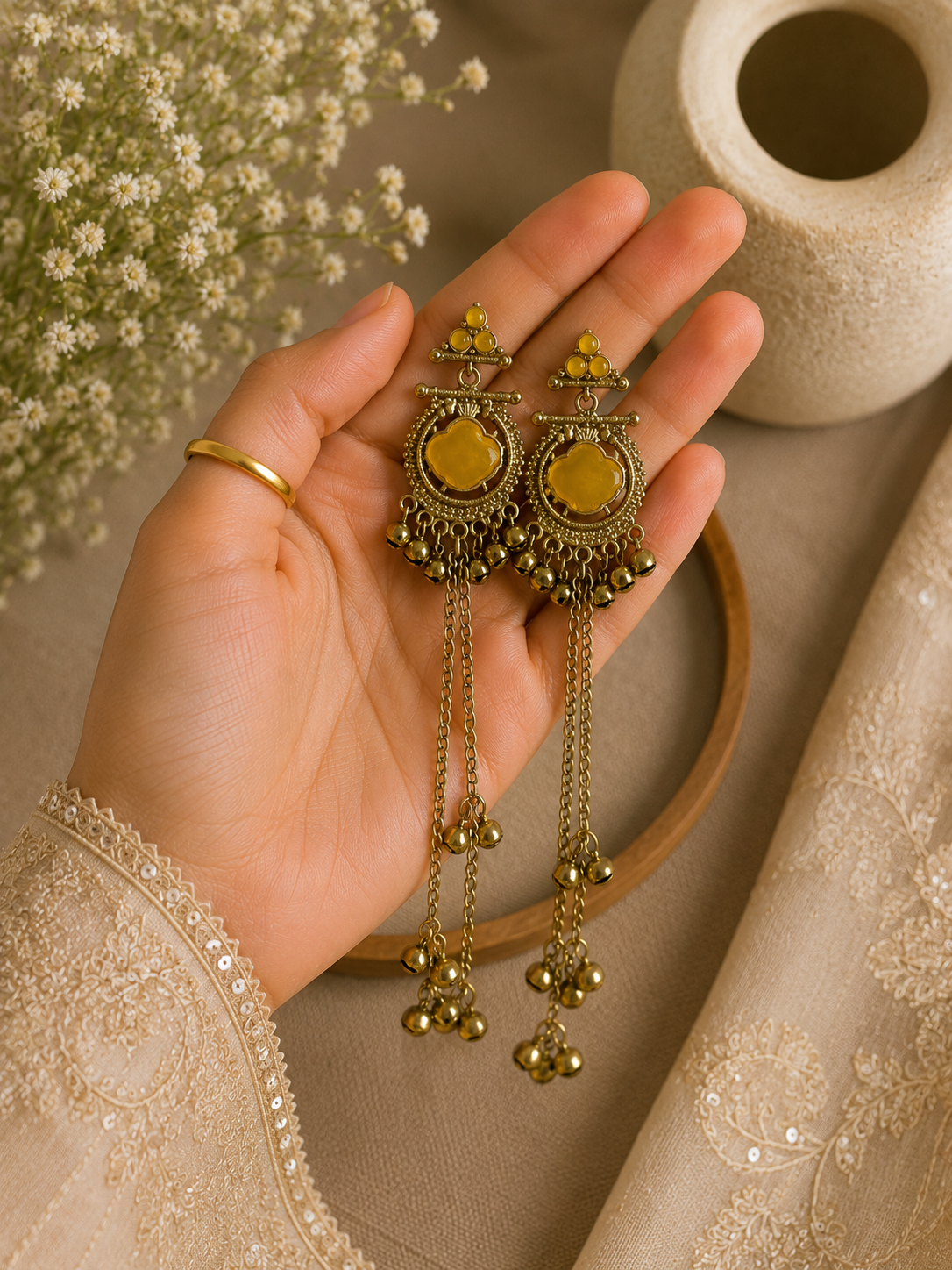 Kashmiri Jhumka Earrings