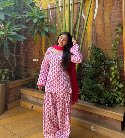  Pink Farshi Salwar Suit Se