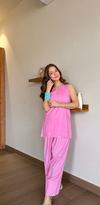Pink Farshi Suit Set 