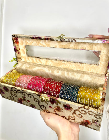 Raindrop Glass Bangles set