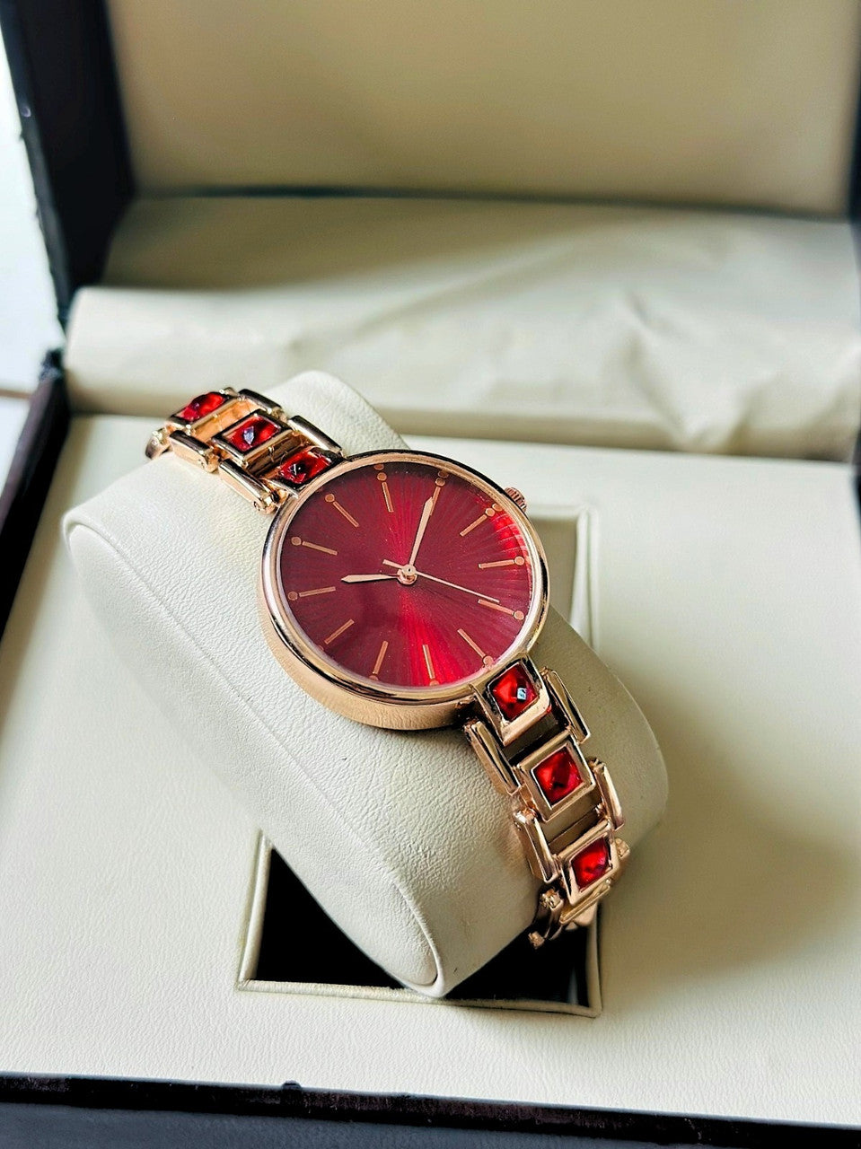 RAIRA Scarlet Radiance Red Luxury Watch For Women & Girl's