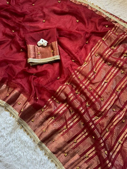 Viral Gungroo Saree for Karwa Chauth