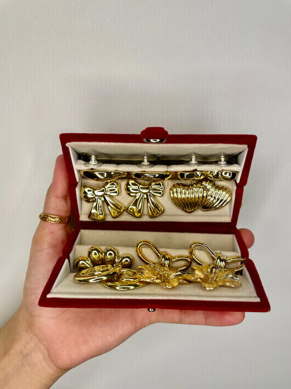 Birthday Gift For Wife | Gold Earrings Premium Box - Raira