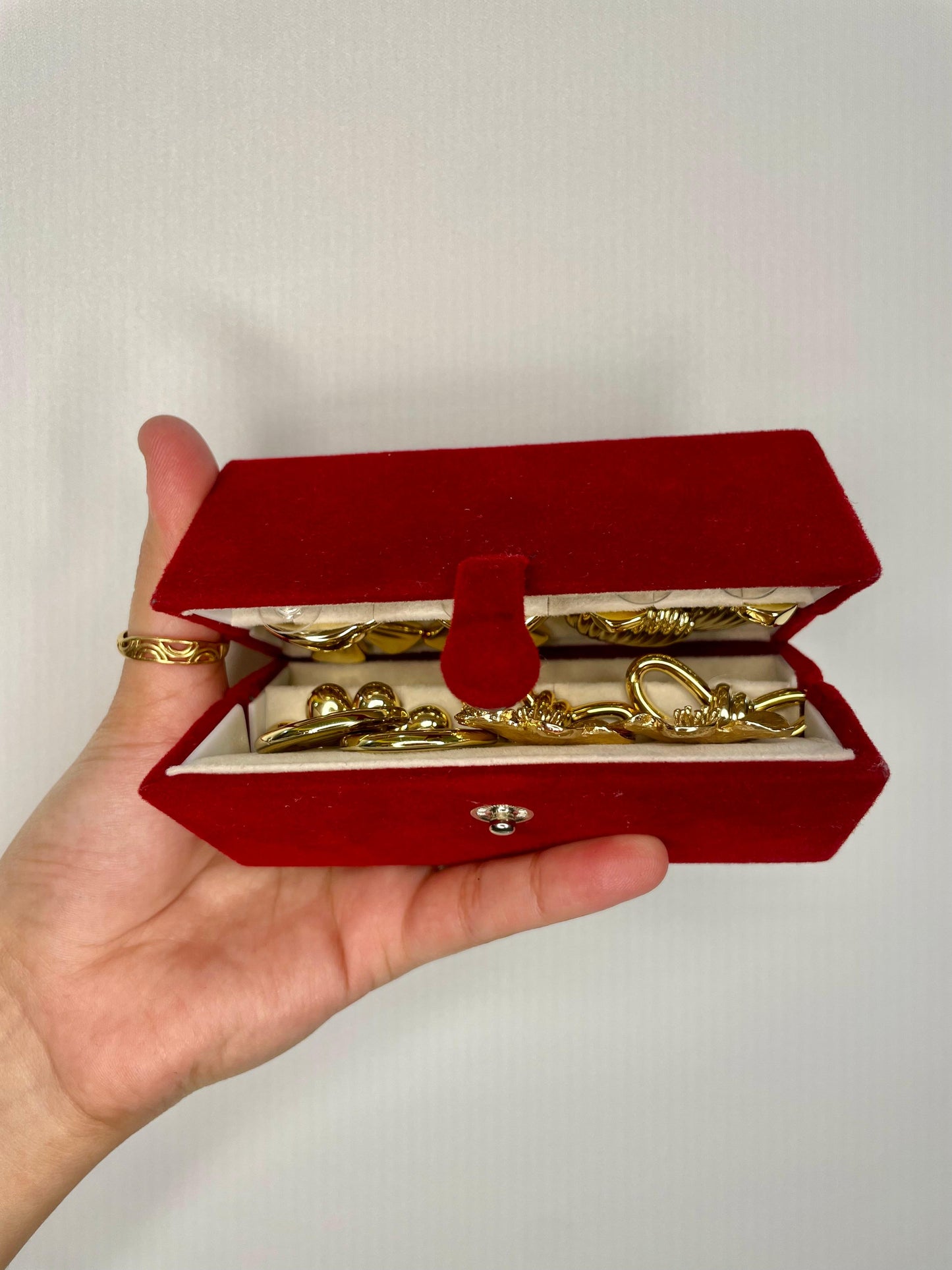 Birthday Gift For Wife | Gold Earrings Premium Box - Raira