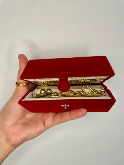 Birthday Gift For Wife | Gold Earrings Premium Box - Raira