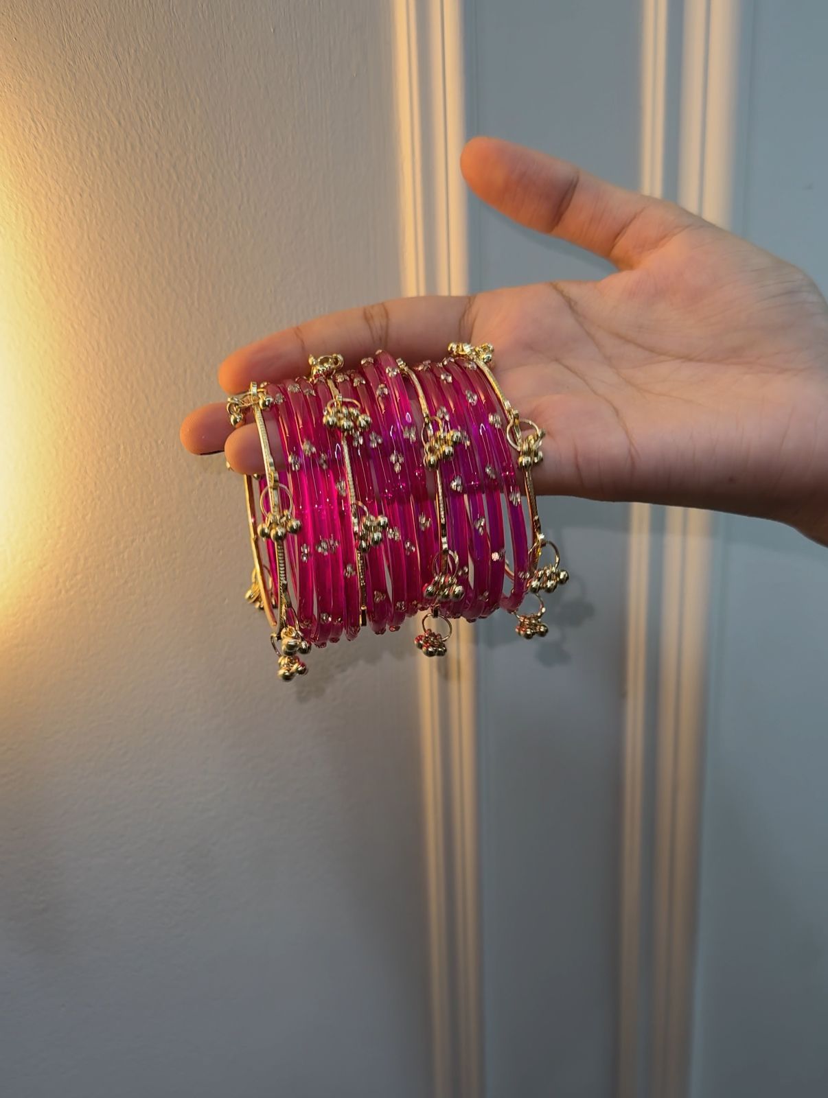 12 Bangles Set with Ghungroo