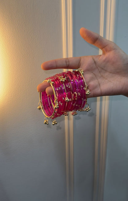 viral ghungroo bangles set