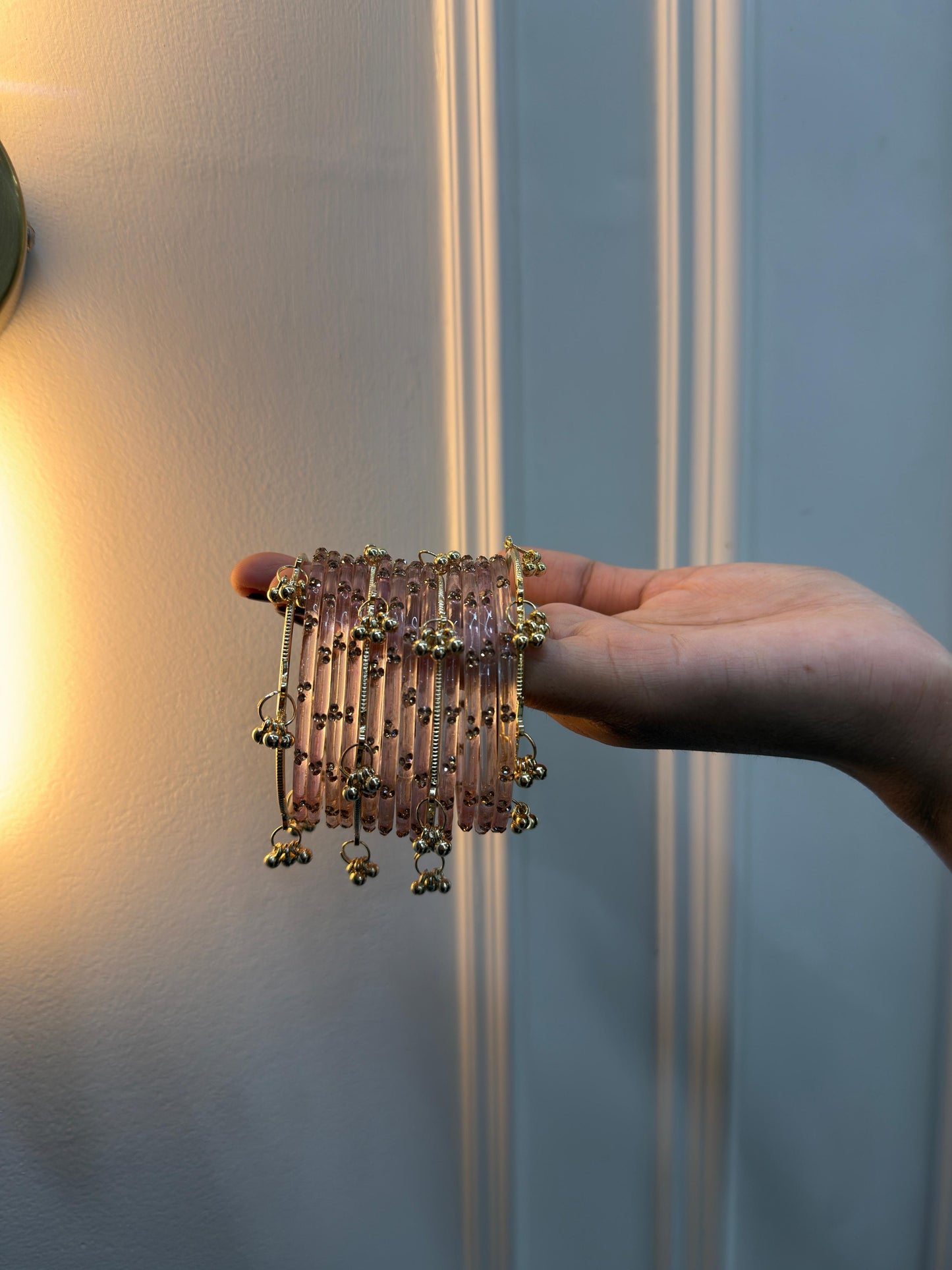 12 Bangles Set With Ghungroo Bangles