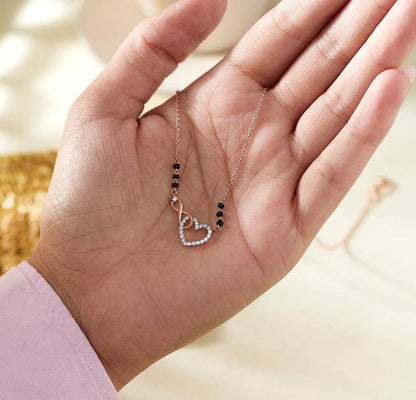 RAIRA Eternal Heart Infinity Mangalsutra 💞