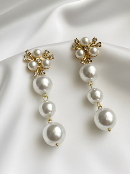 RAIRA Floral Drop Earrings