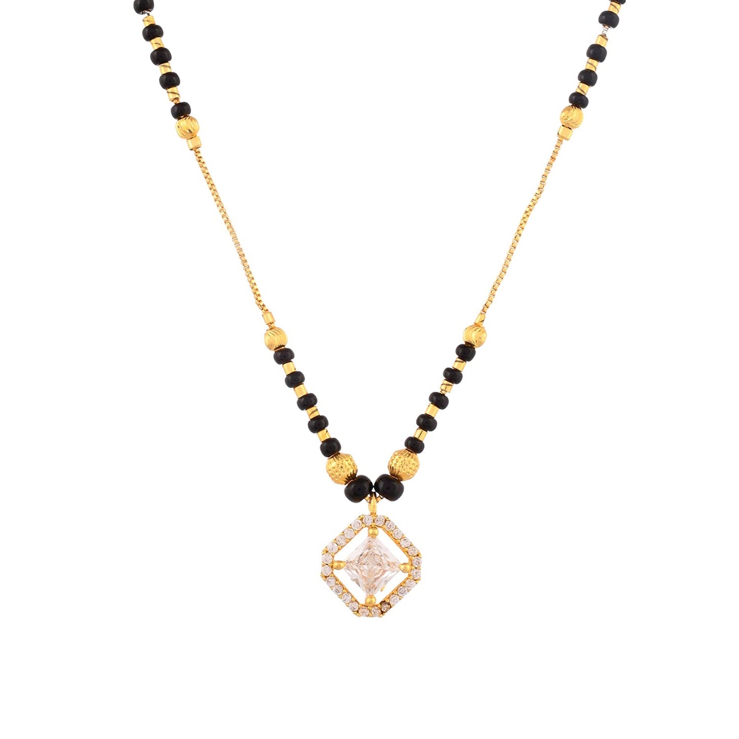 RAIRA Sparkling Elegance Gold Plated Mangalsutra