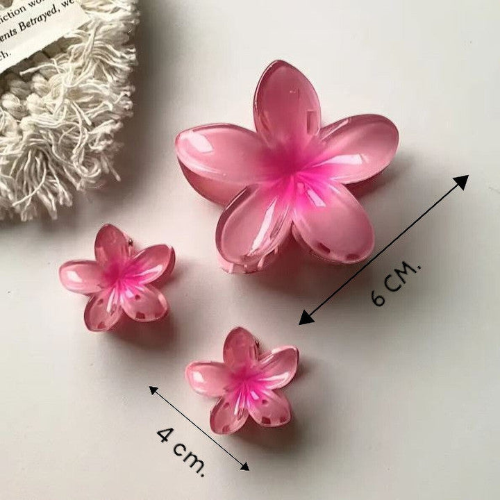 Raira Floral Hair Clips, Colorful Flower Design, Versatile Hair Accessory For Women & Girls