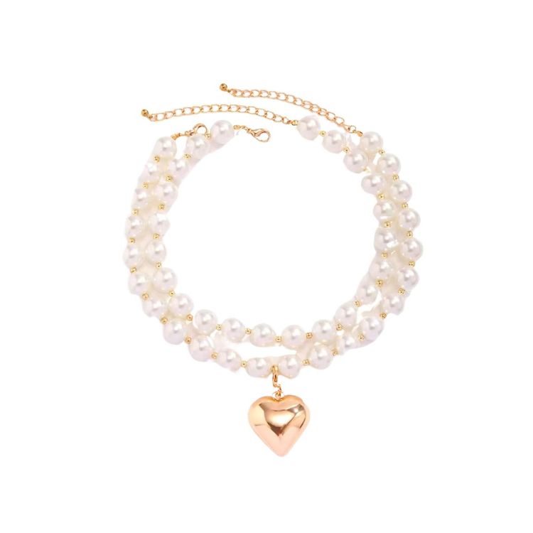 RAIRA Queen of Hearts Choker Layered Necklace Set 
(One Size)