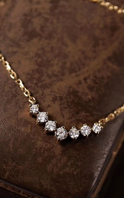 RAIRA  Gold Plated Fancy Classic Elegant Pendant & Chain/ Dainty Curve For Women & Girl's