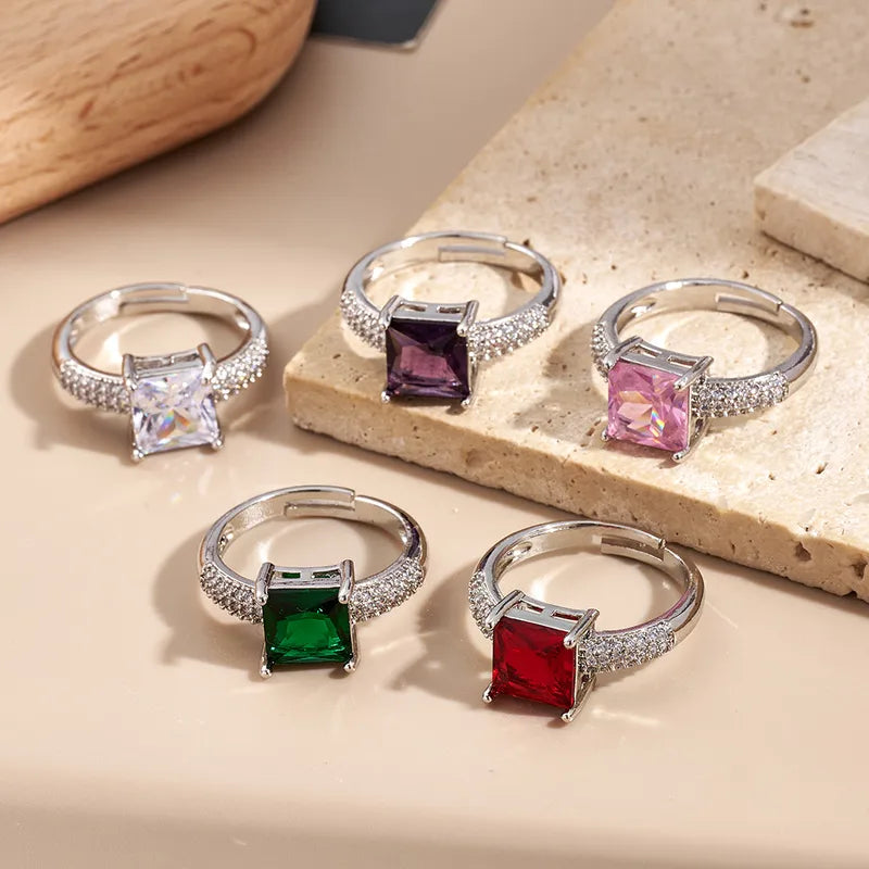 RAIRA Pink Blind Date Bling Solitaire Ring For women's & Girls