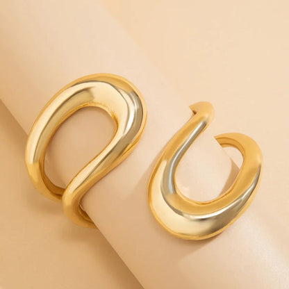 RAIRA 18K Gold-Plated Stainless Steel Water-Resistant Demi-Fine Cuff Bracelet