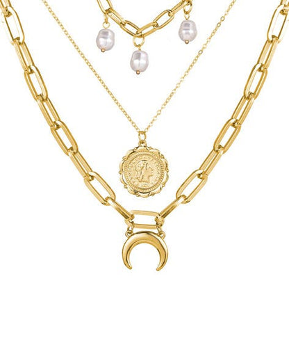 RAIRA Layered Choker Necklace For Women & Girl's