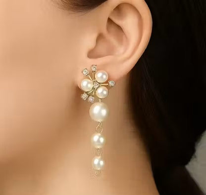 RAIRA Floral Drop Earrings